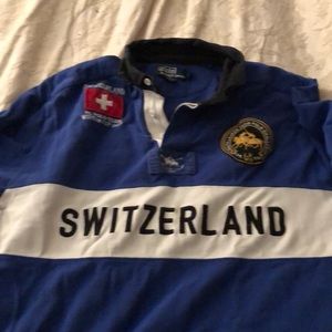 Polo ralph lauren rugby shirt well worn gorgeous.